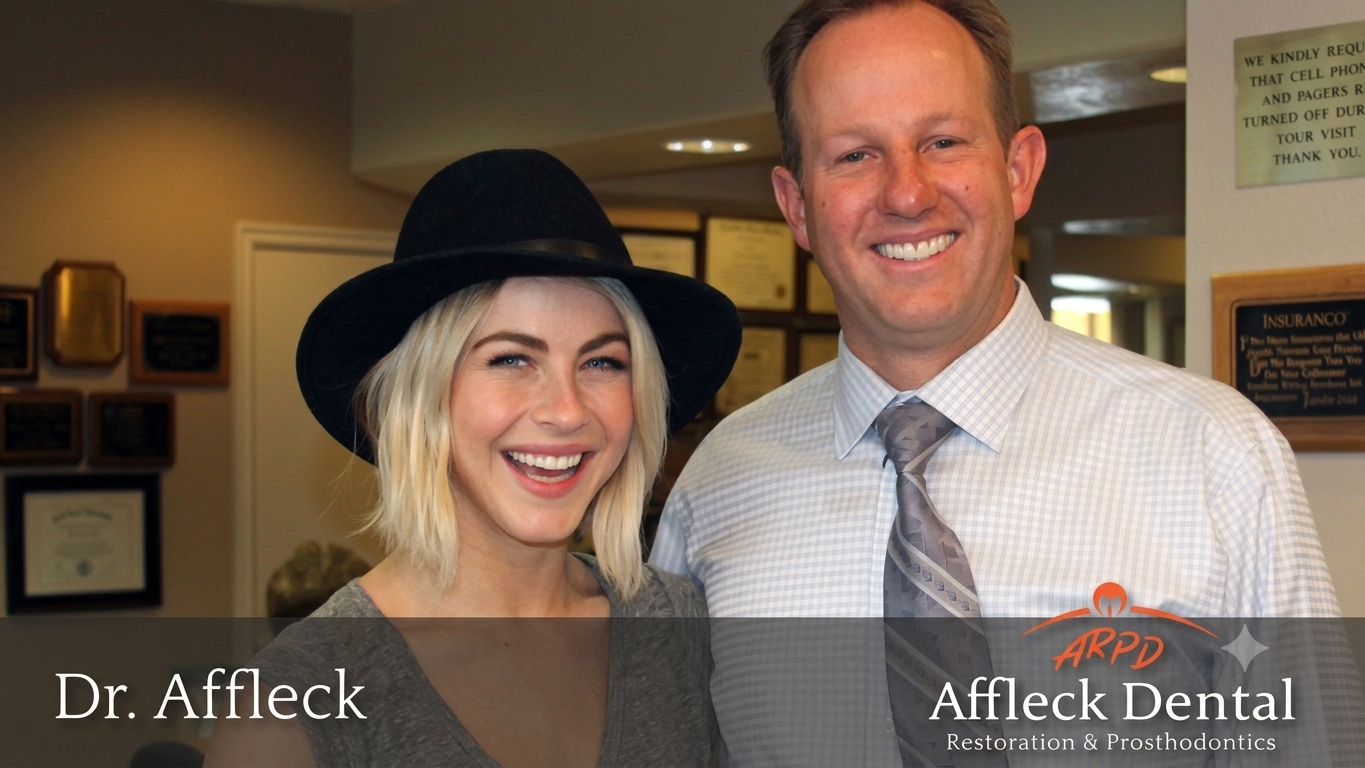 Julianne Hough together with Dr. Michael Affleck